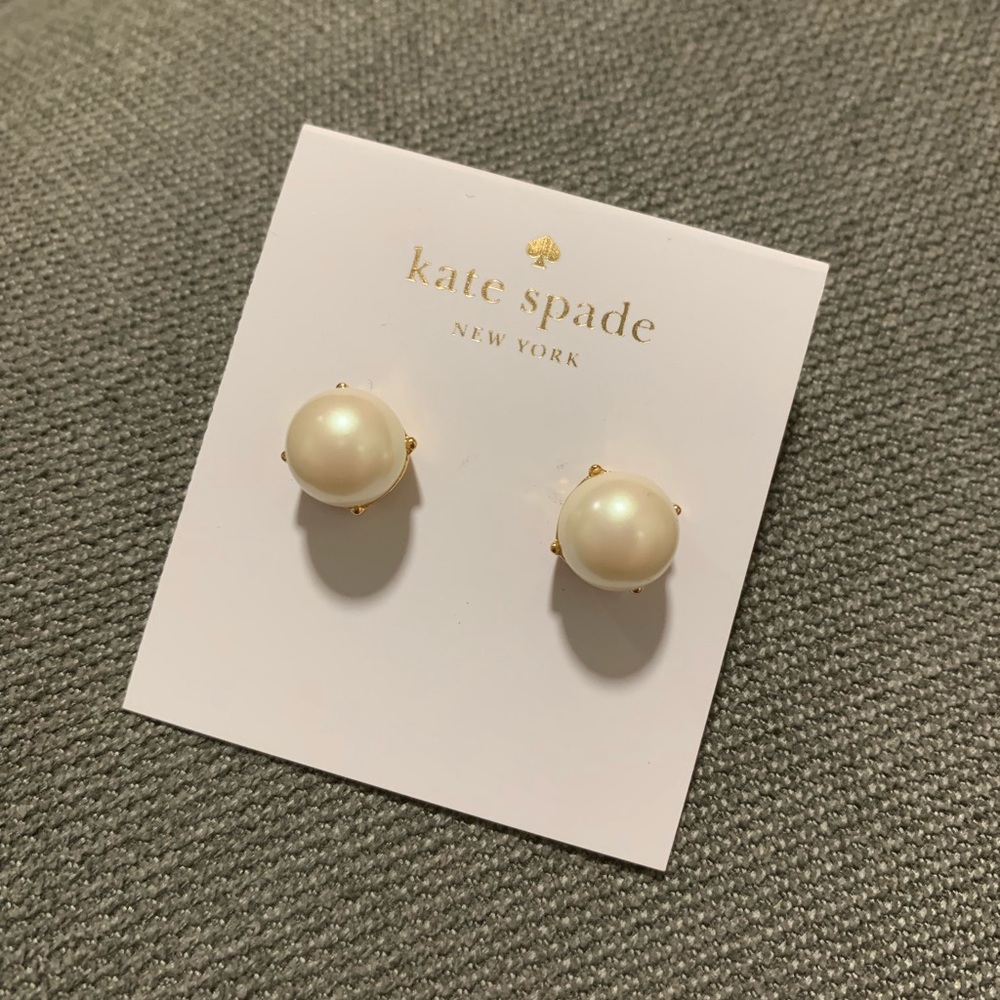 Pearl Kate spade earrings